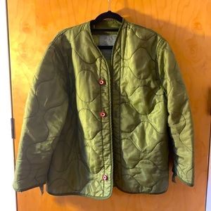 Authentic vintage Army liner weather coat